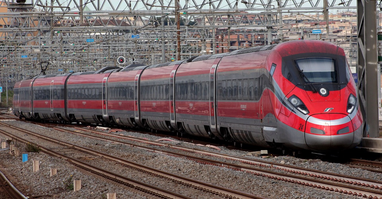 A Frecciarossa high-speed train